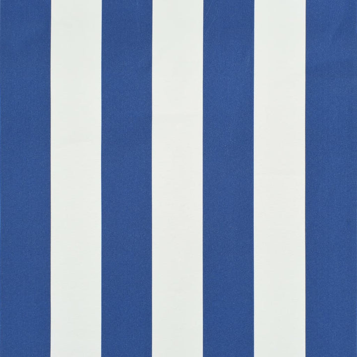 Luifel uittrekbaar 100x150 cm blauw en wit