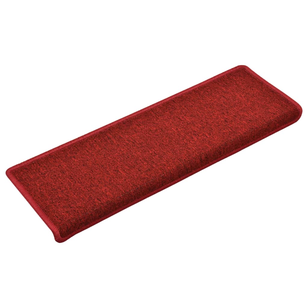 Trapmatten 15 st 65x21x4 cm rood