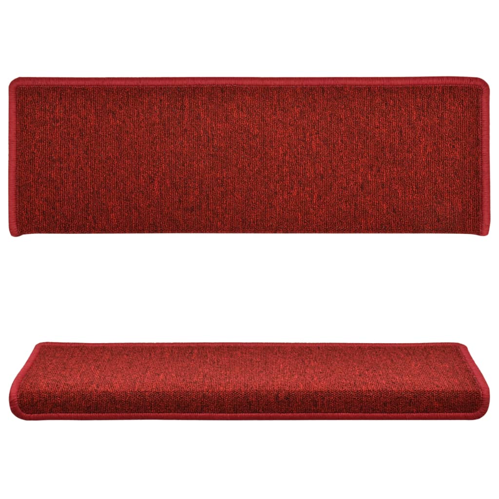 Trapmatten 15 st 65x21x4 cm rood