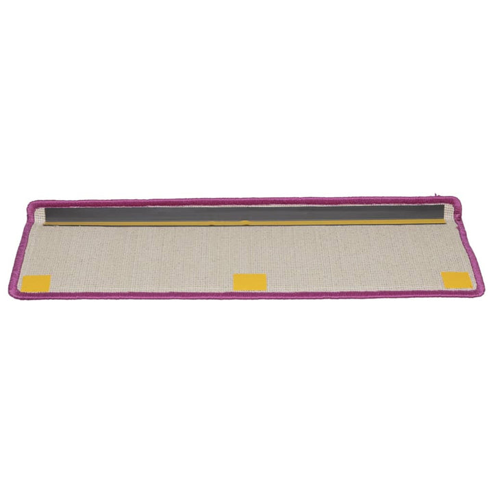 Trapmatten 15 st 65x21x4 cm paars