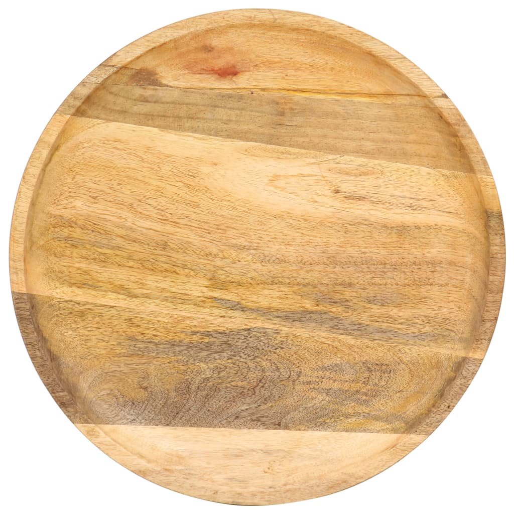 Bijzettafel rond 43x43x66 cm massief mangohout