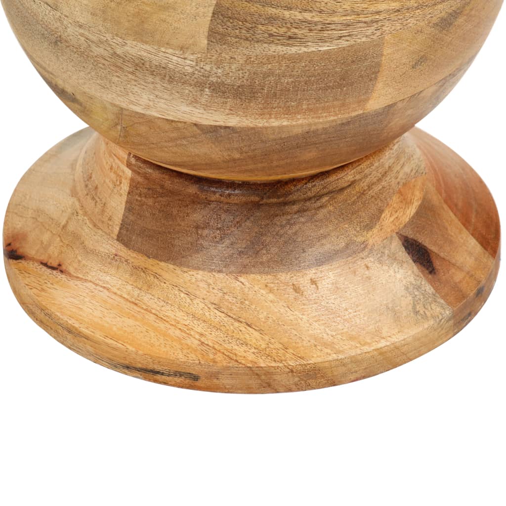 Bijzettafel rond 43x43x66 cm massief mangohout