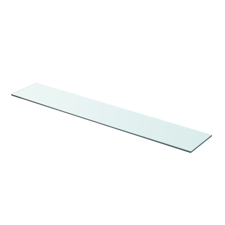 Schappen 2 st 90x15 cm glas transparant