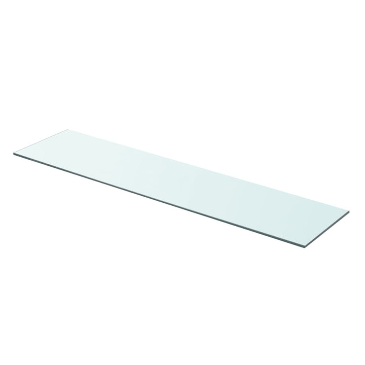 Schappen 2 st 90x20 cm glas transparant