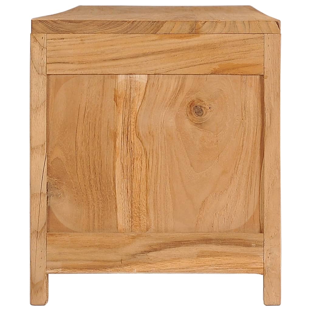 Tv-meubel 135x30x35 cm massief teakhout