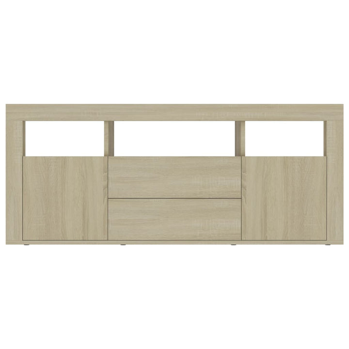 Tv-meubel 120x30x50 cm bewerkt hout sonoma eikenkleurig