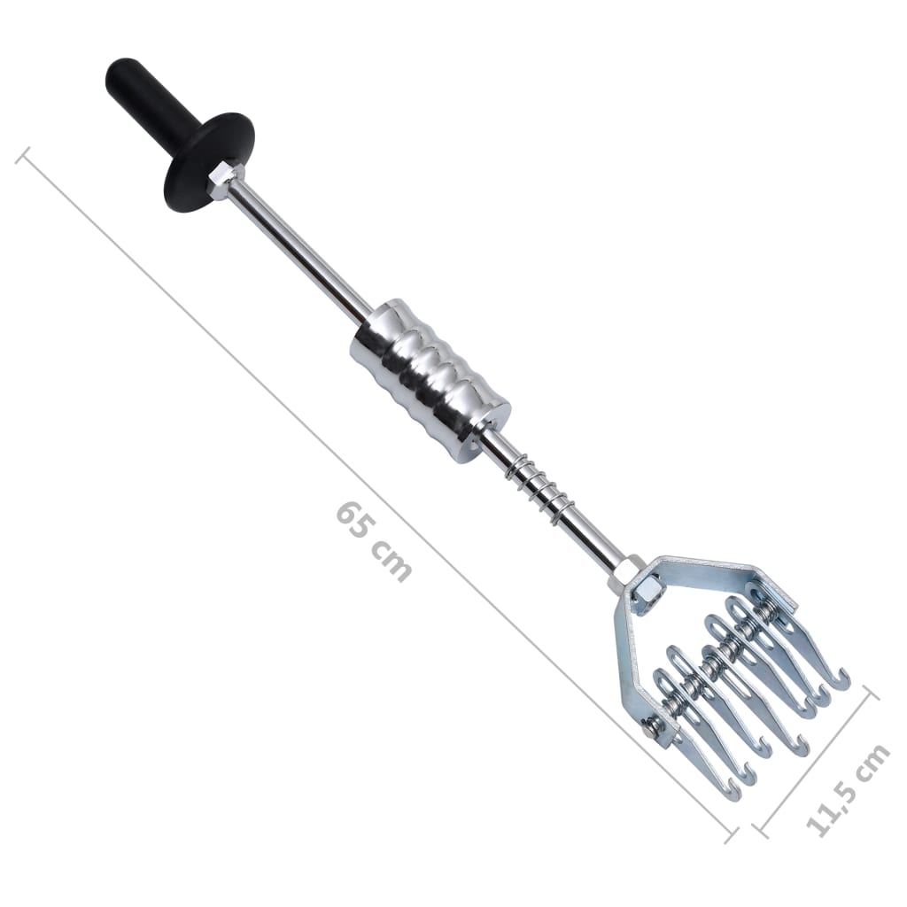 Schuifhamer met multiklauw 65 cm koolstofstaal