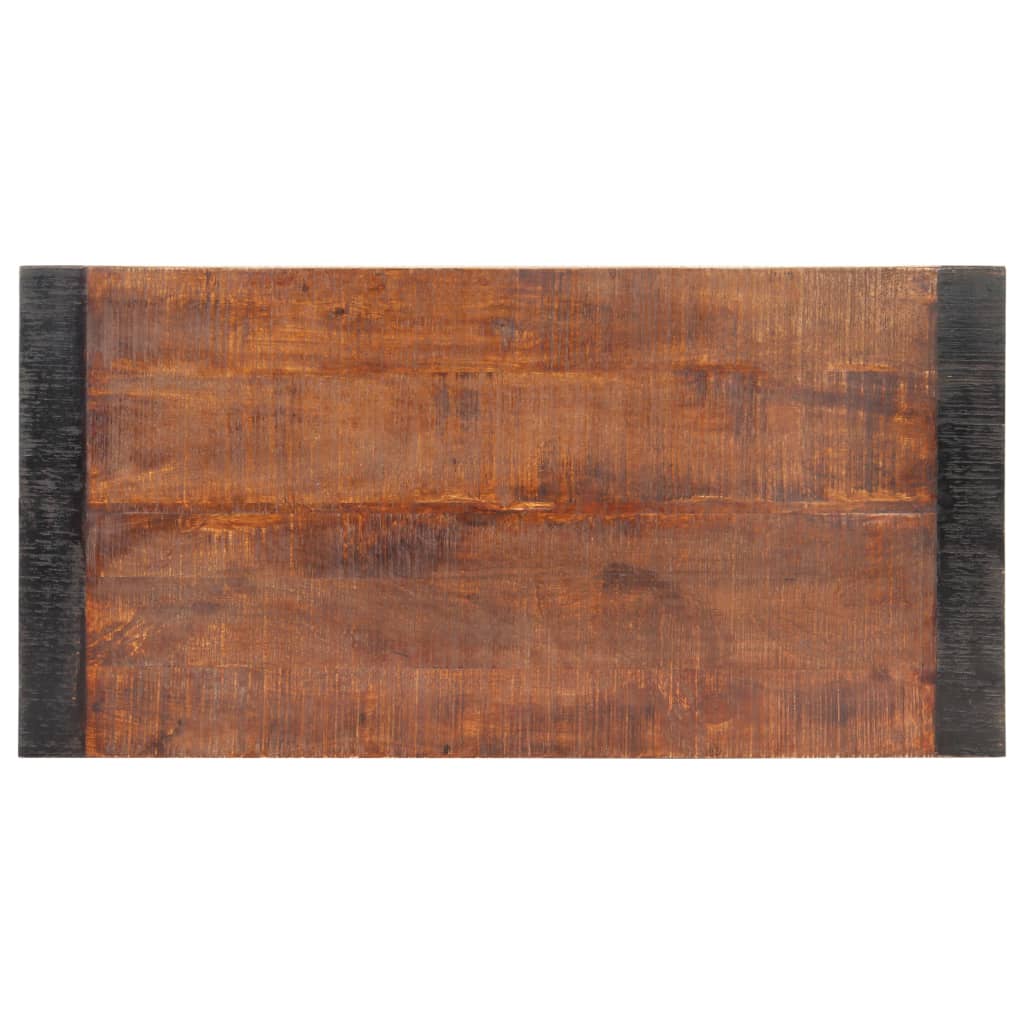 Eettafel 120x60x76 cm massief ruw mangohout