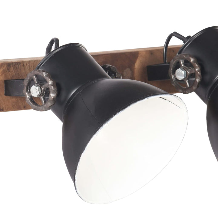 Wandlamp industrieel E27 45x25 cm zwart