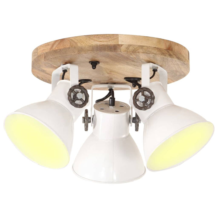 Plafondlamp industrieel 25 W E27 42x27 cm wit