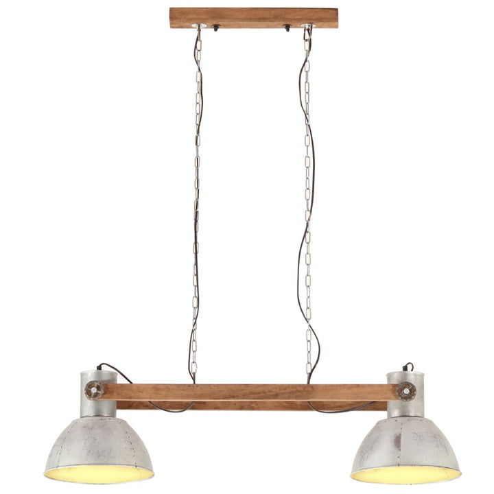 Hanglamp industrieel 25 W E27 109 cm zilverkleurig