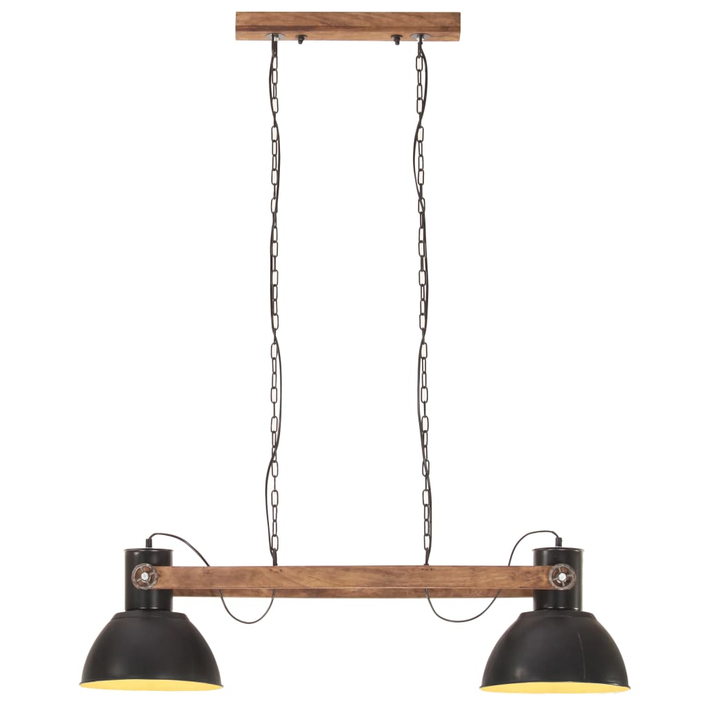 Hanglamp industrieel 25 W E27 109 cm zwart