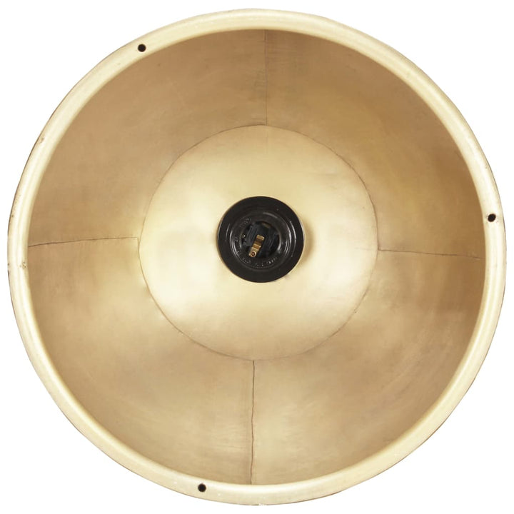 Hanglamp industrieel rond 25 W E27 30 cm messingkleurig