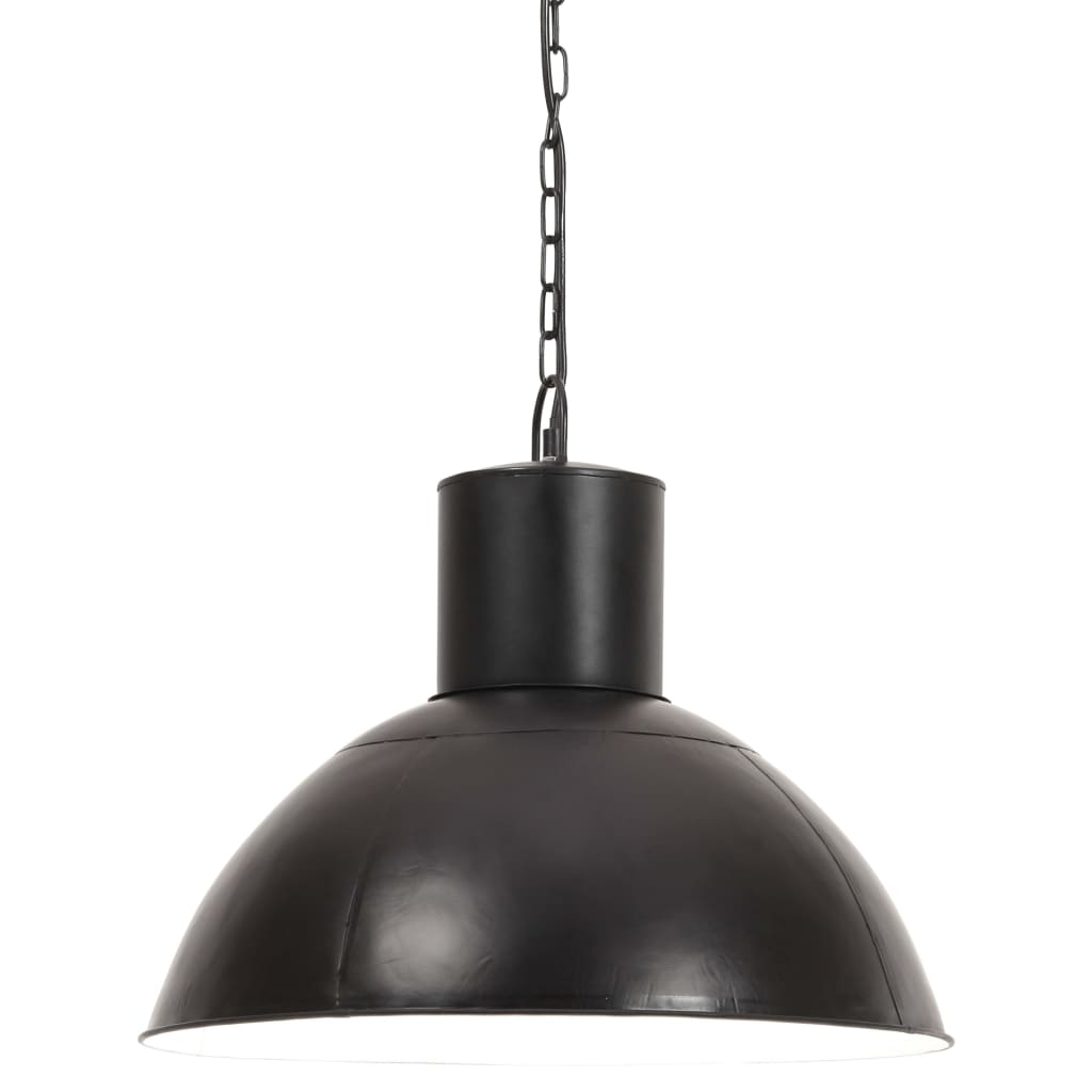 Hanglamp rond 25 W E27 48 cm zwart