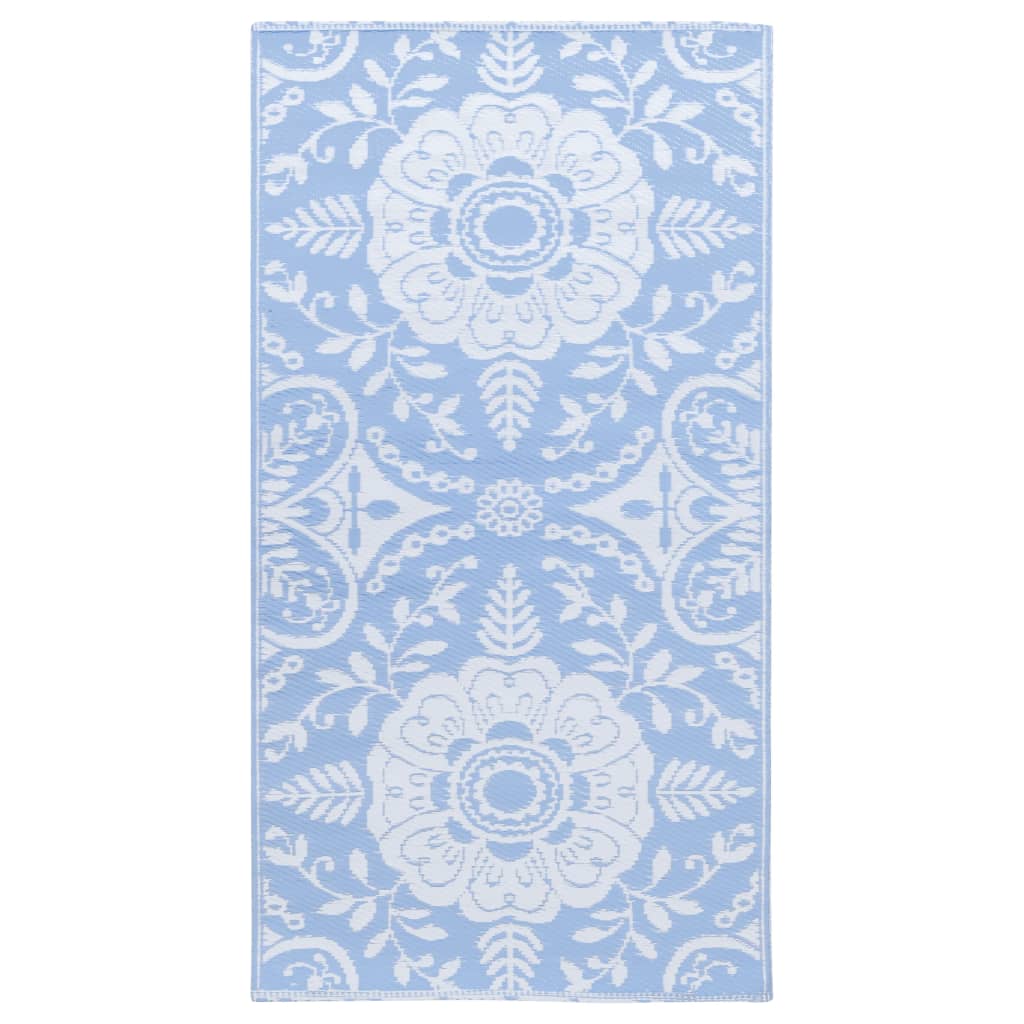 Buitenkleed 80x150 cm PP babyblauw