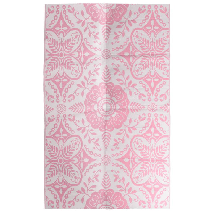 Buitenkleed 190x290 cm PP roze