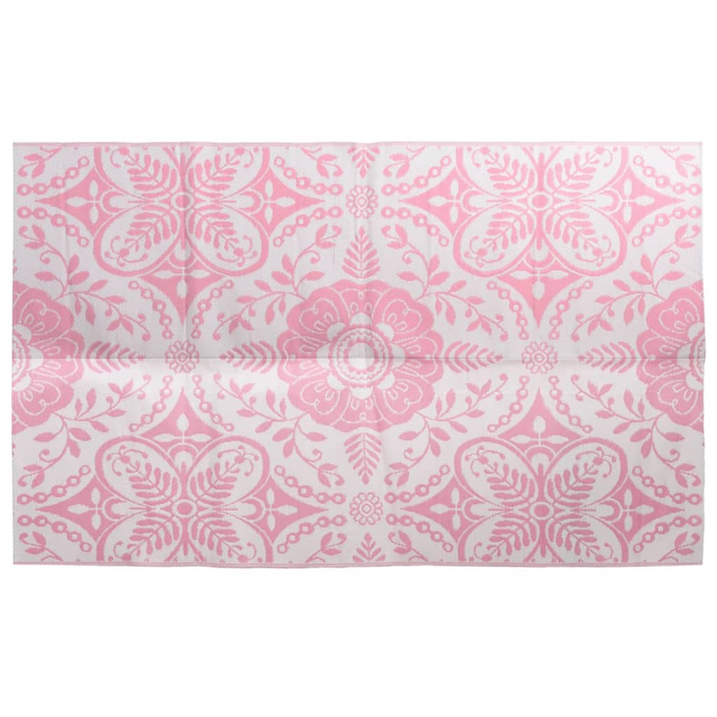 Buitenkleed 190x290 cm PP roze