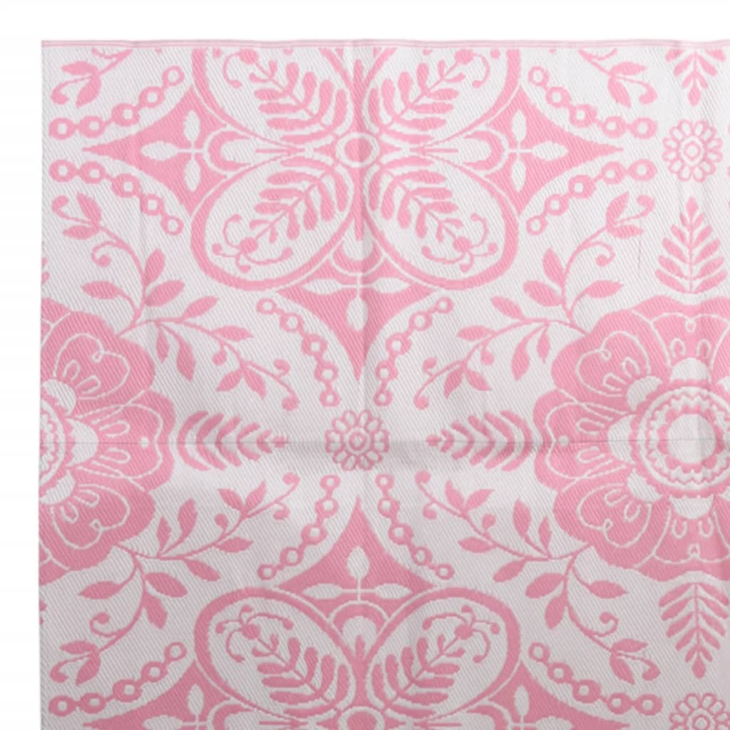 Buitenkleed 190x290 cm PP roze