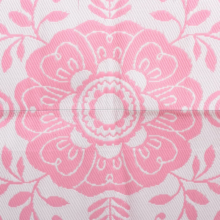 Buitenkleed 190x290 cm PP roze