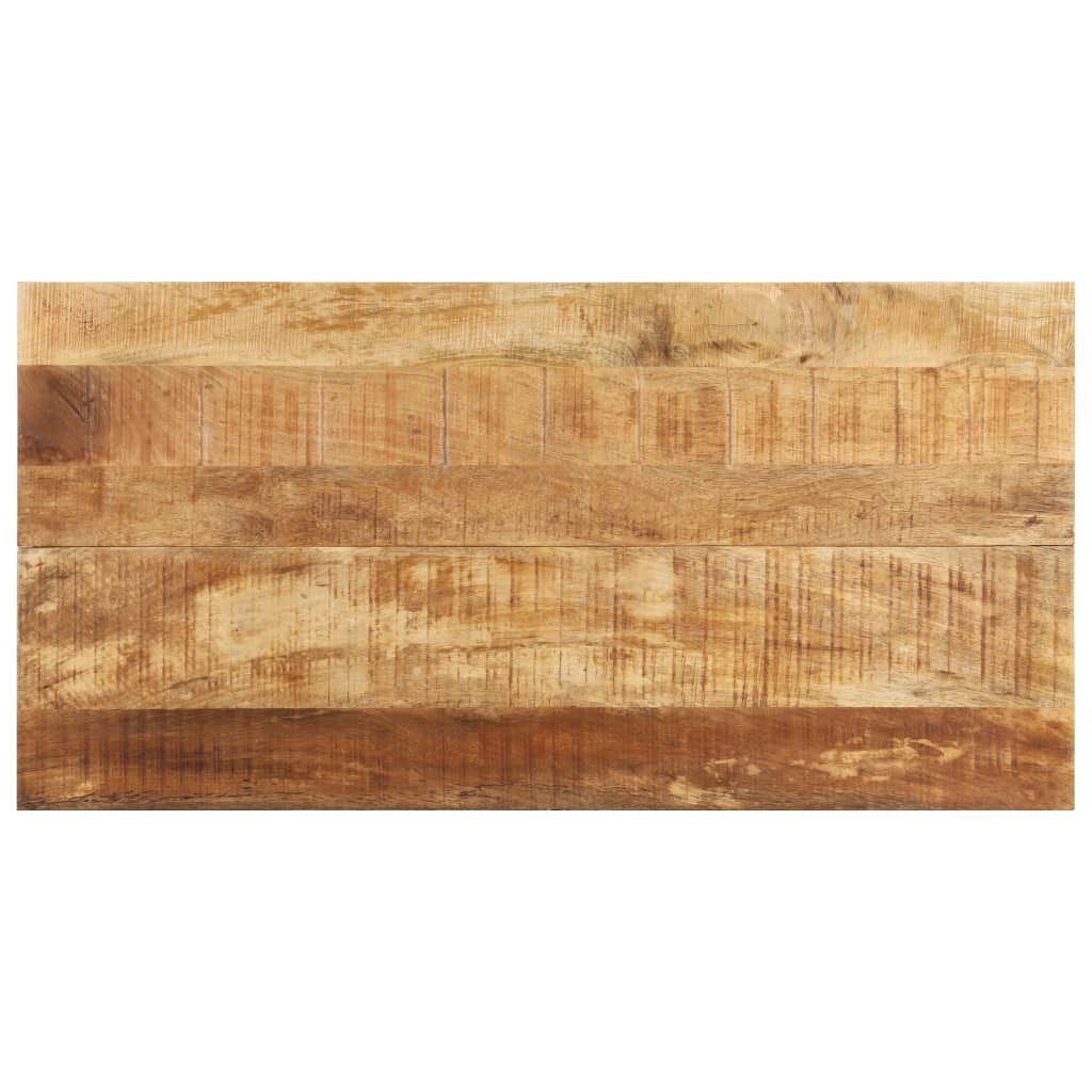 Eettafel 140x70x76 cm ruw mangohout