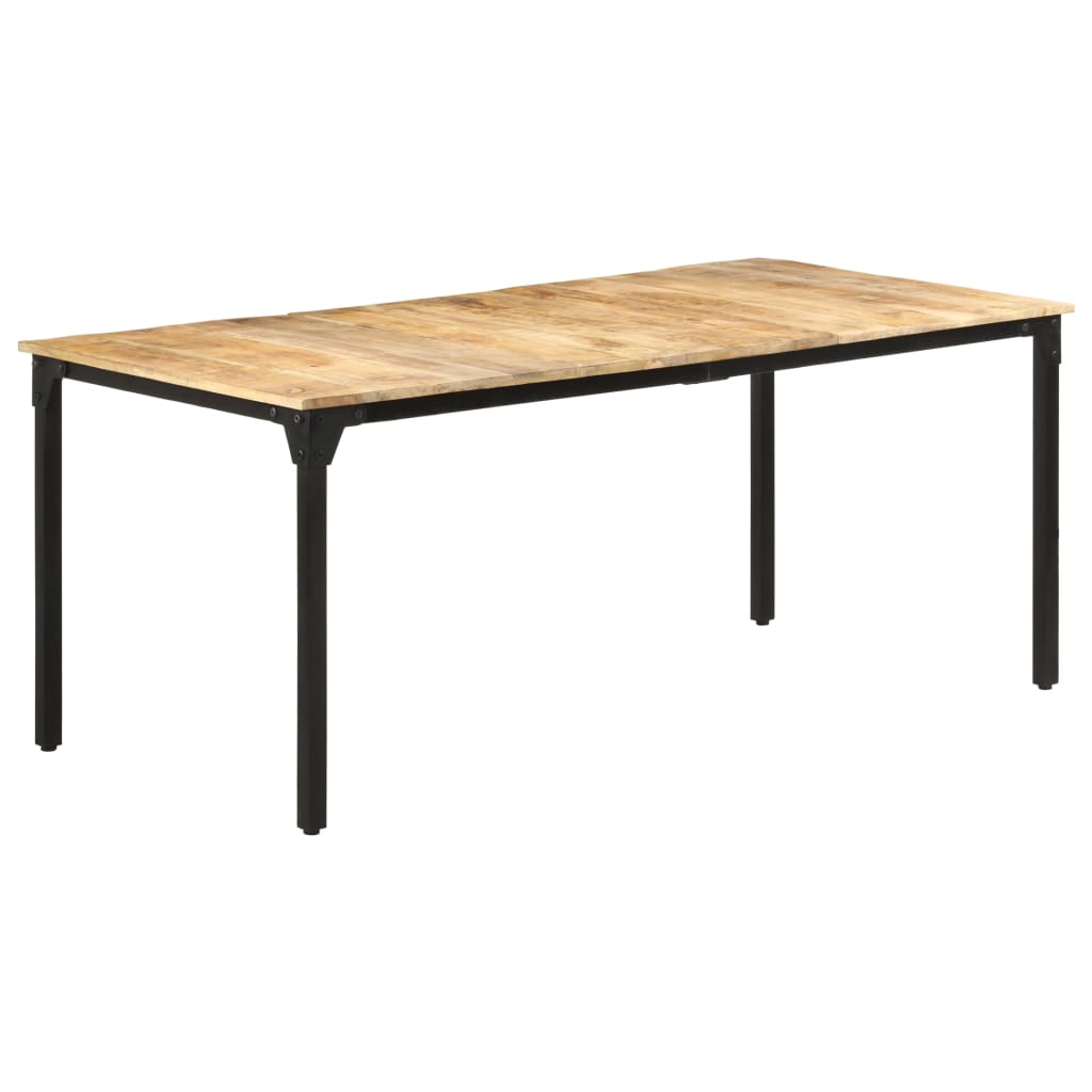 Eettafel 180x90x76 cm ruw mangohout