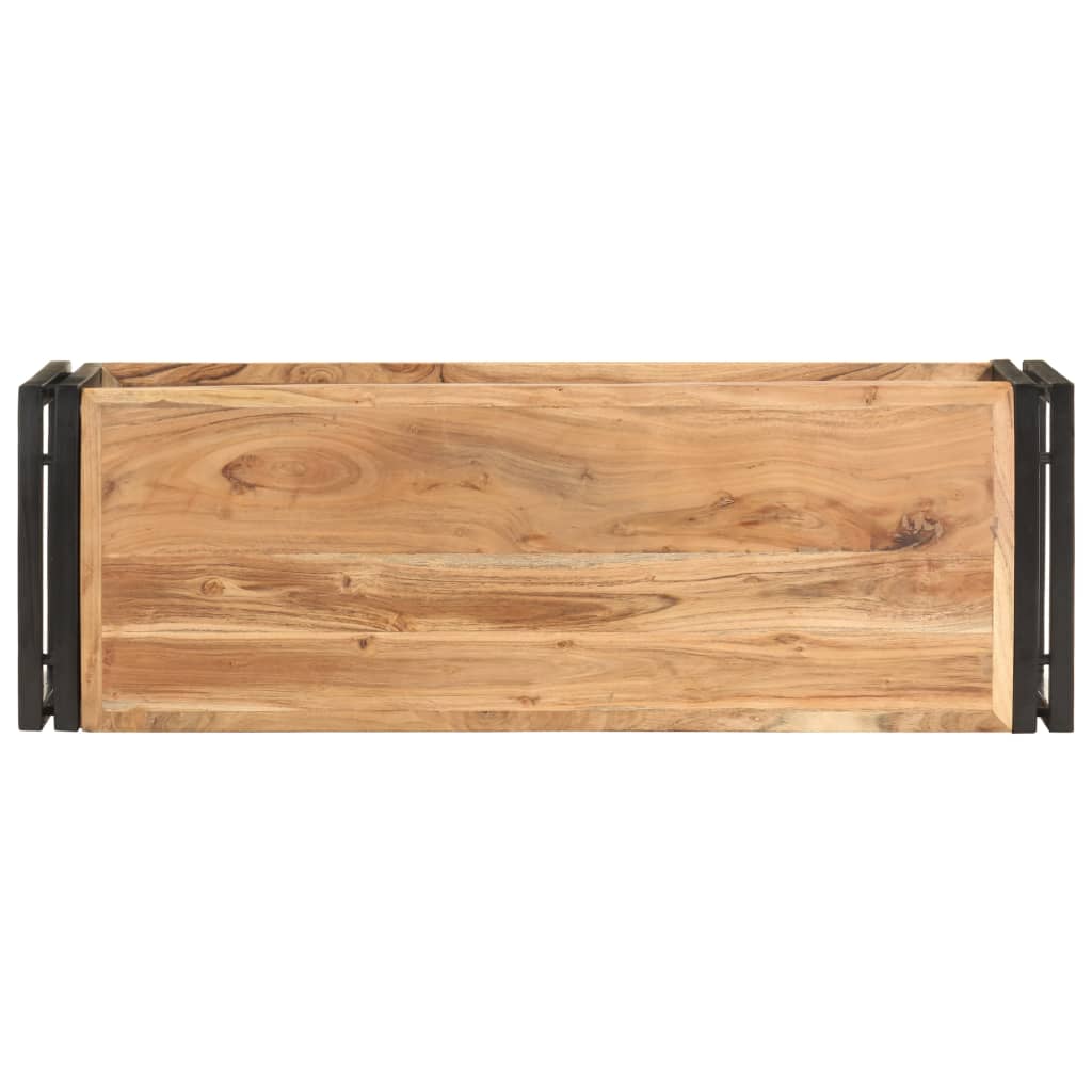 Tv-meubel 90x30x40 cm massief acaciahout