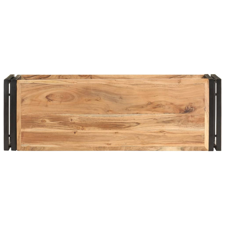 Tv-meubel 90x30x40 cm massief acaciahout