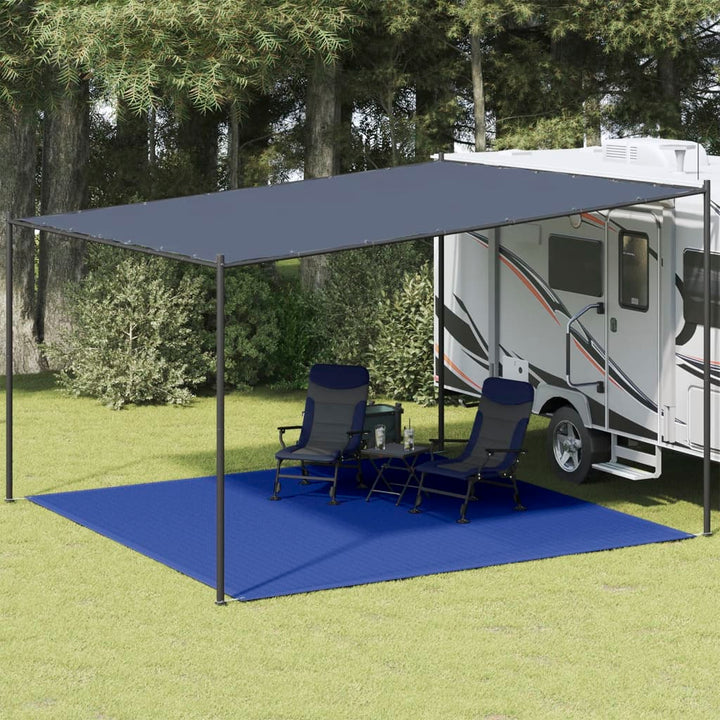 Tenttapijt 400x400 cm HDPE blauw