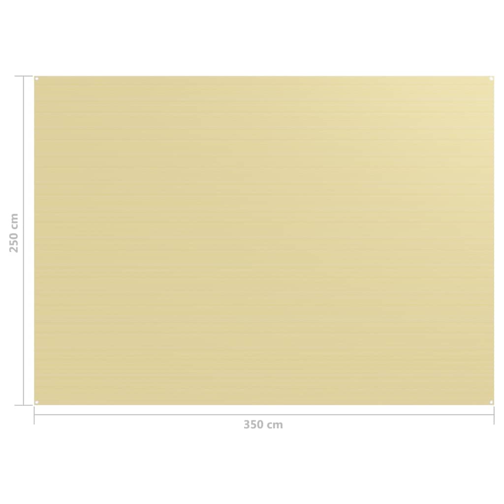 Tenttapijt 250x350 cm beige