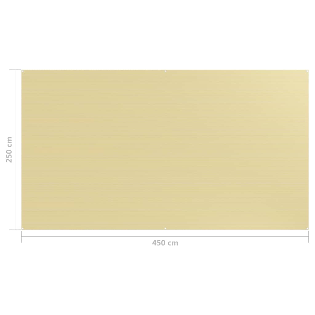 Tenttapijt 250x450 cm beige