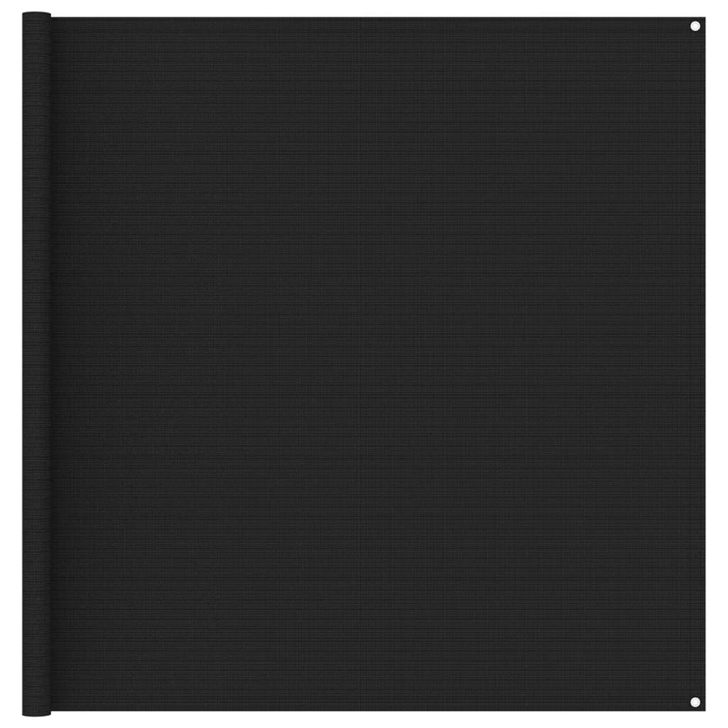 Tenttapijt 200x200 cm zwart