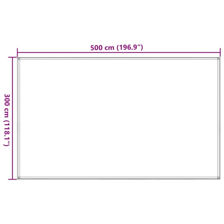 Tenttapijt 300x500 cm zwart