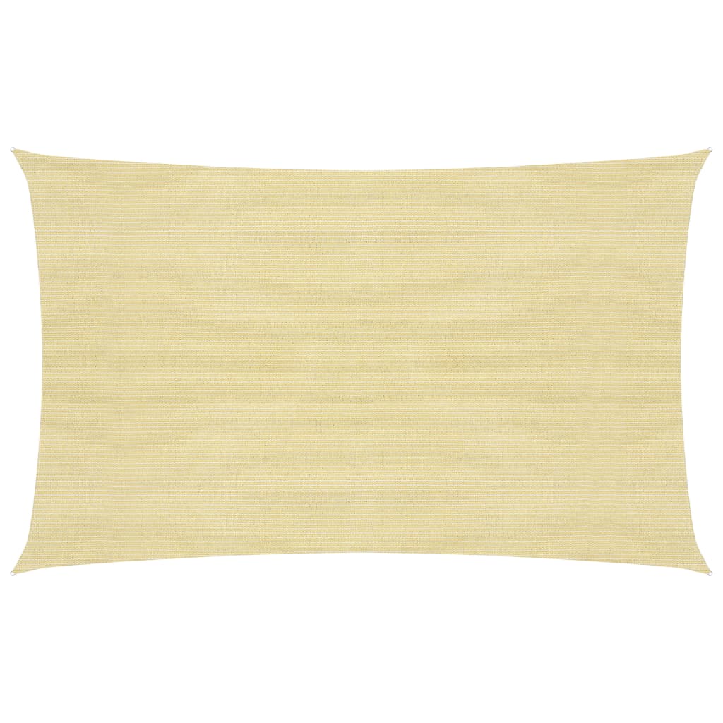 Zonnezeil 160 g/m² 2,5x5 m HDPE beige