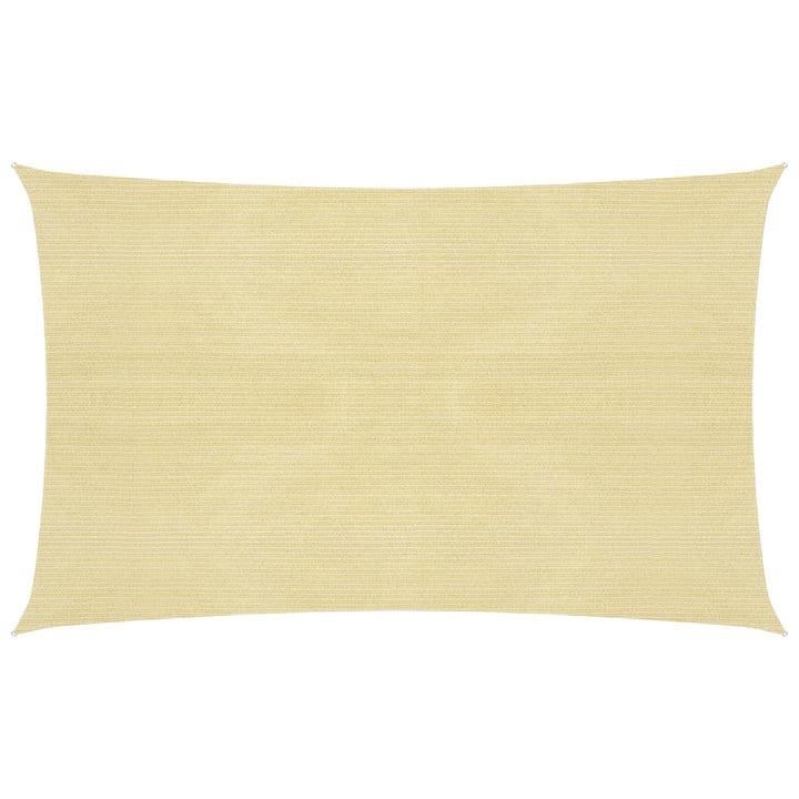 Zonnezeil 160 g/m² 2,5x5 m HDPE beige