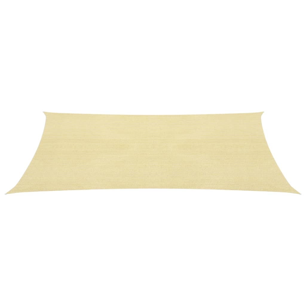 Zonnezeil 160 g/m² 2,5x5 m HDPE beige