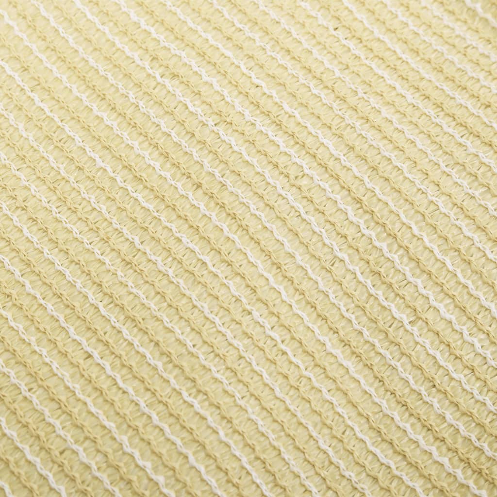 Zonnezeil 160 g/m² 2,5x5 m HDPE beige