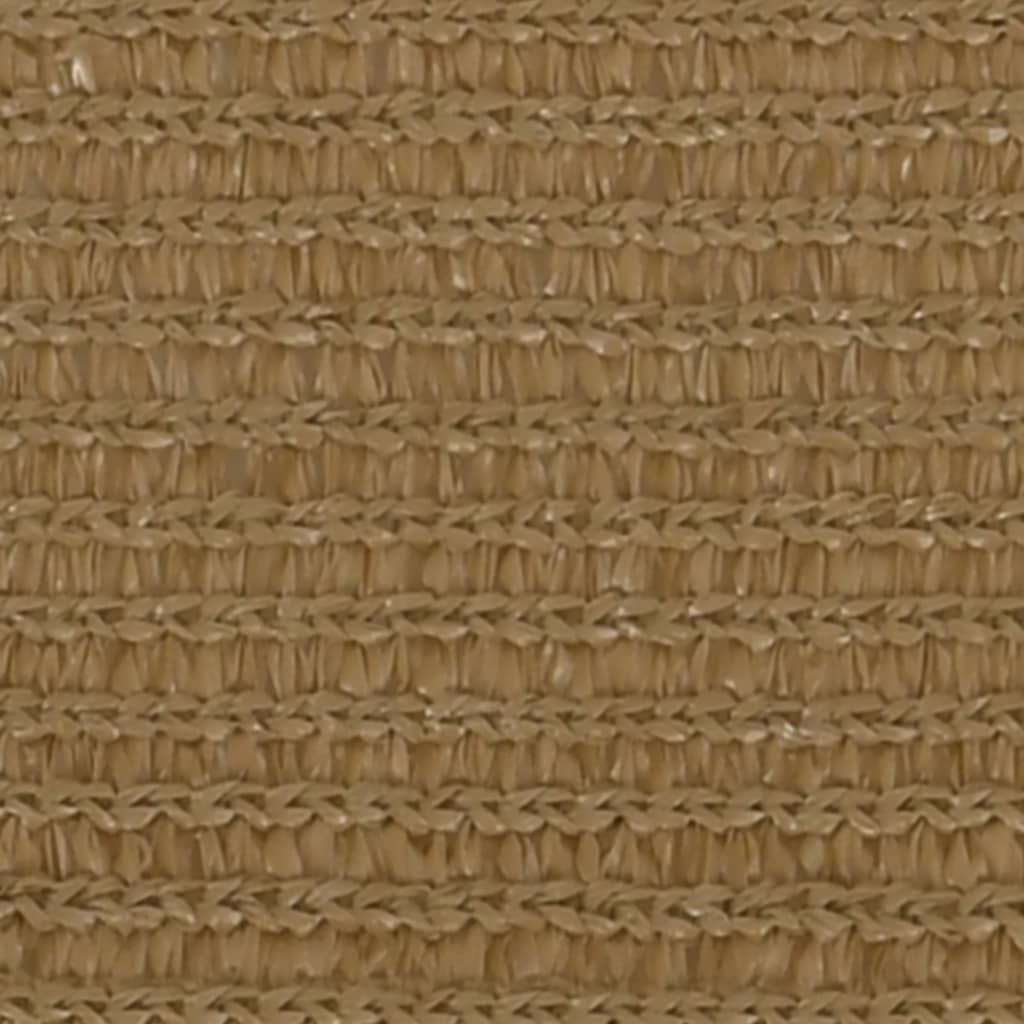 Zonnezeil 160 g/m² 2,5x4 m HDPE taupe