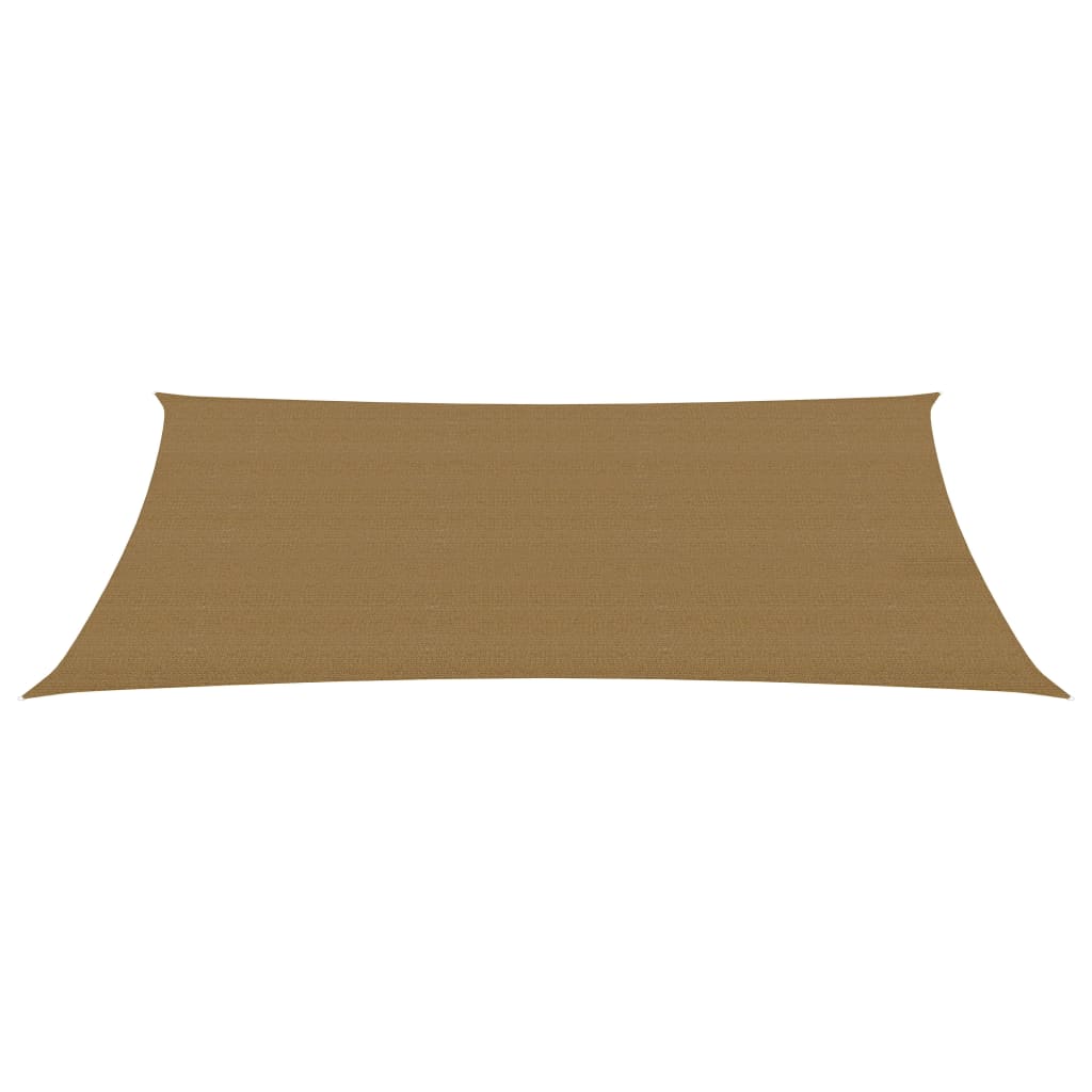 Zonnezeil 160 g/m² 4x6 m HDPE taupe