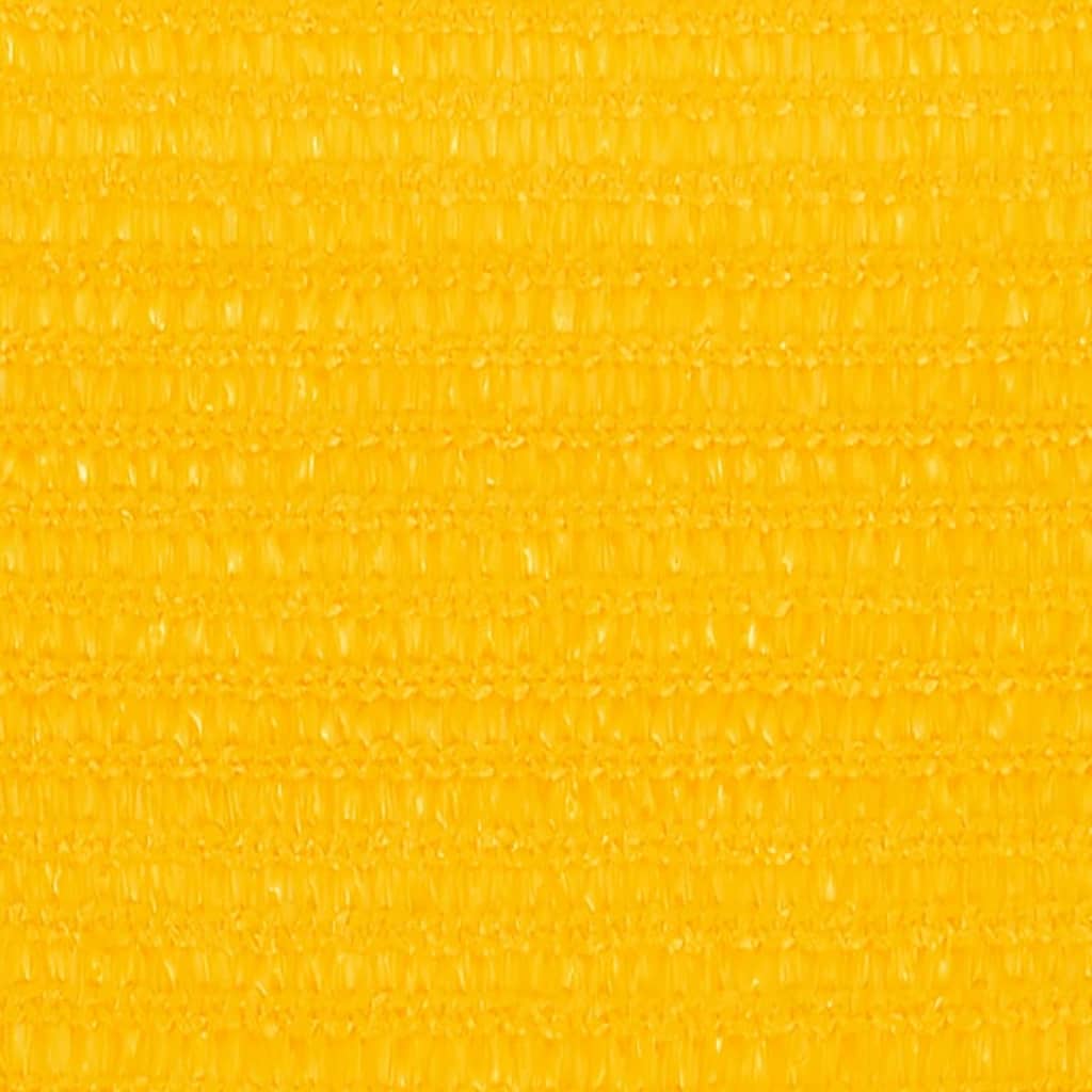 Zonnezeil 160 g/m² vierkant 4,5x4,5 m HDPE geel