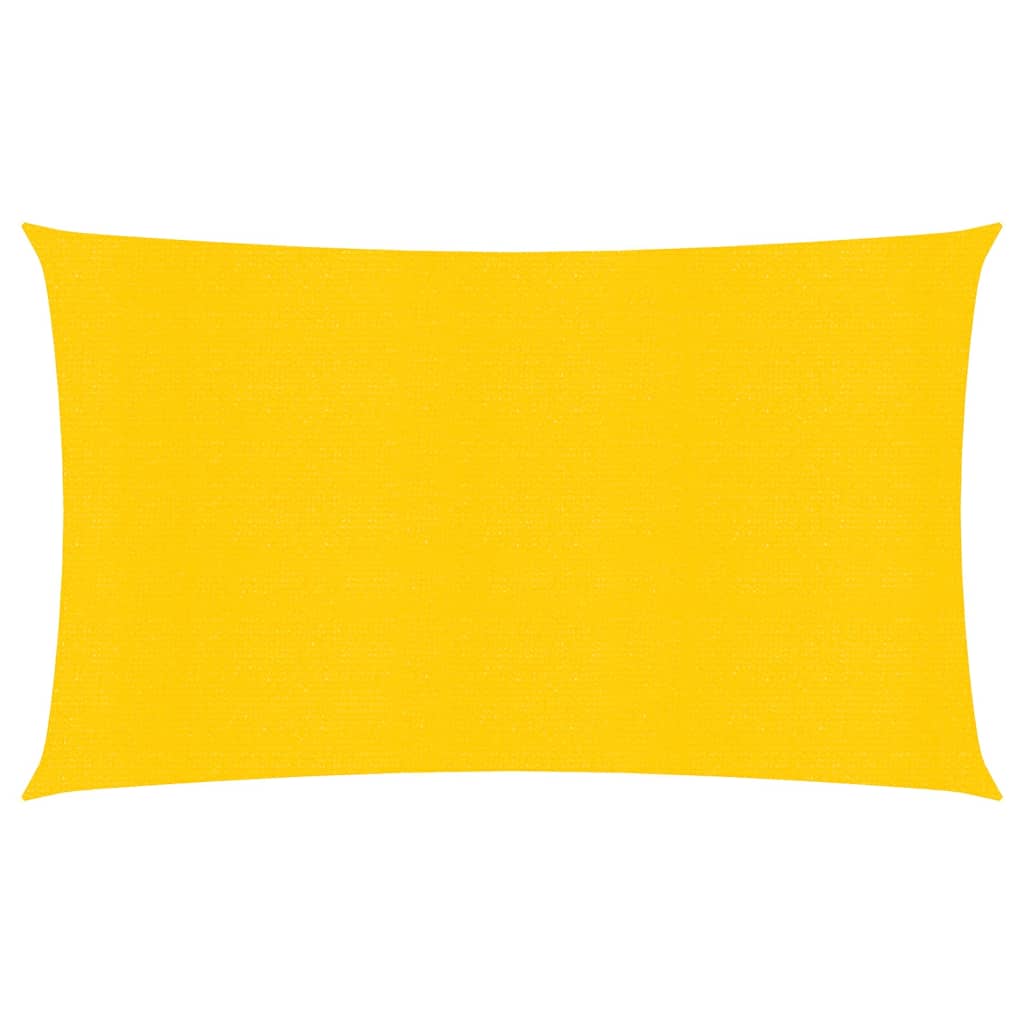 Zonnezeil 160 g/m² 3x6 m HDPE geel