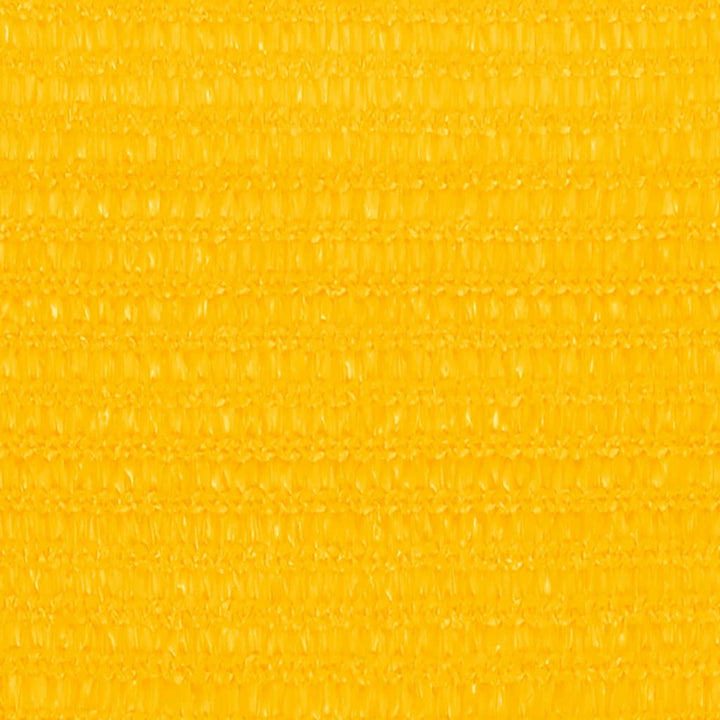 Zonnezeil 160 g/m² rechthoekig 4x5 m HDPE geel