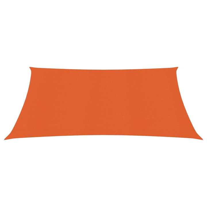 Zonnezeil 160 g/m² 2x2,5 m HDPE oranje