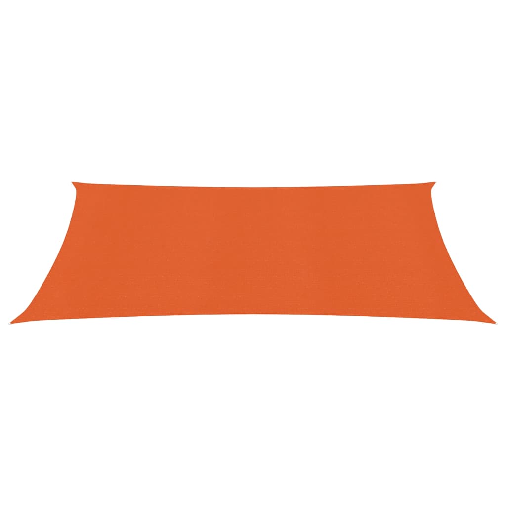 Zonnezeil 160 g/m² 2x3,5 m HDPE oranje