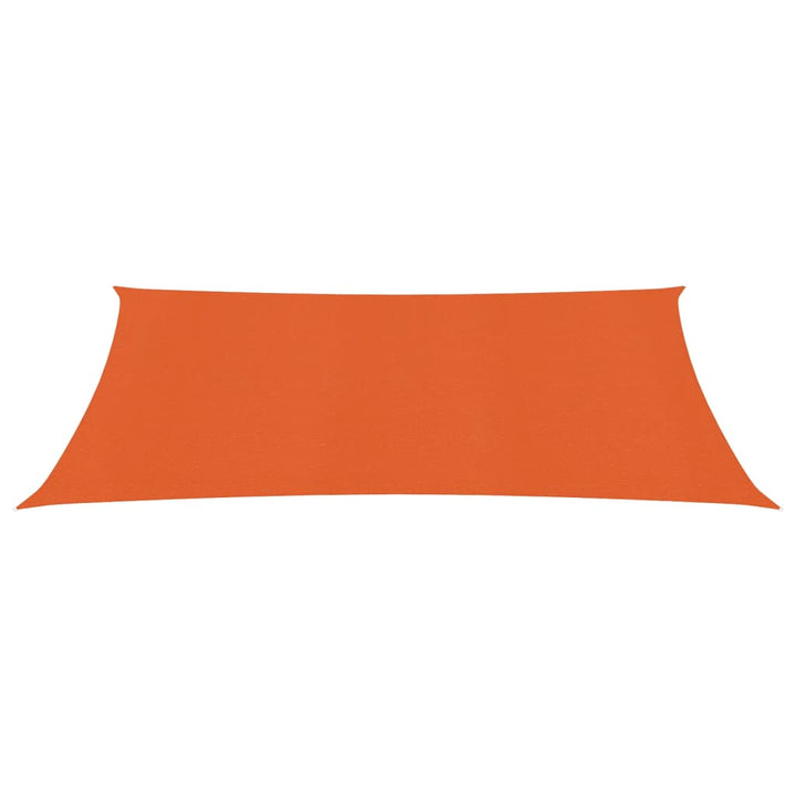 Zonnezeil 160 g/m² 2x3,5 m HDPE oranje