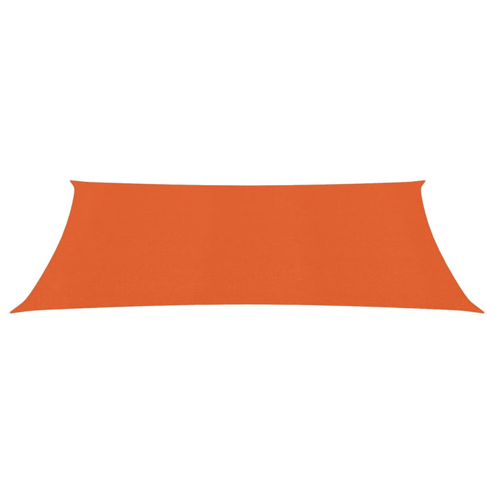 Zonnezeil 160 g/m² 2,5x5 m HDPE oranje