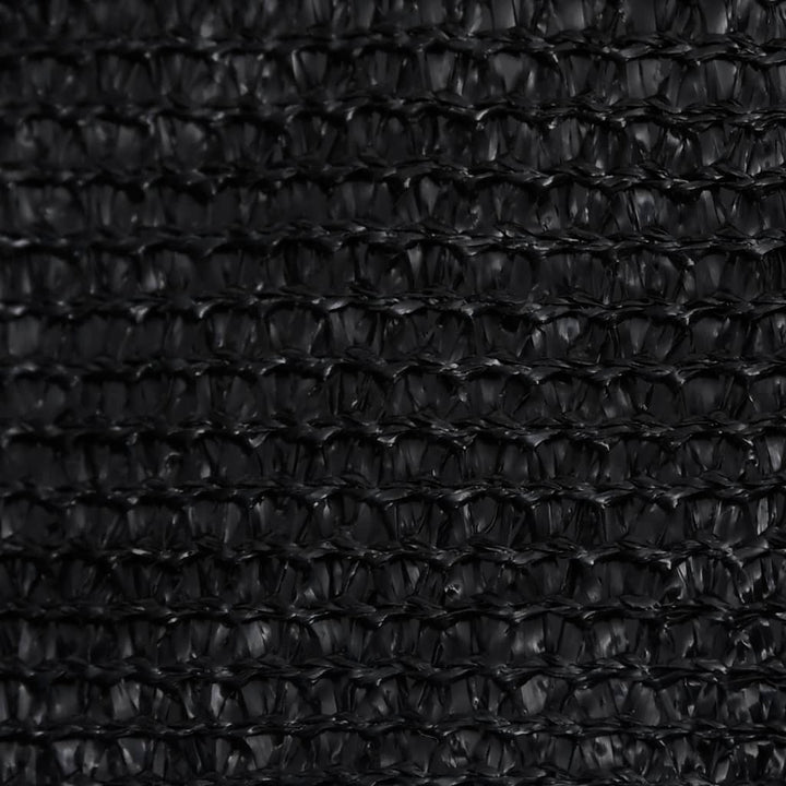 Zonnezeil 160 g/m² 2x3,5 m HDPE zwart