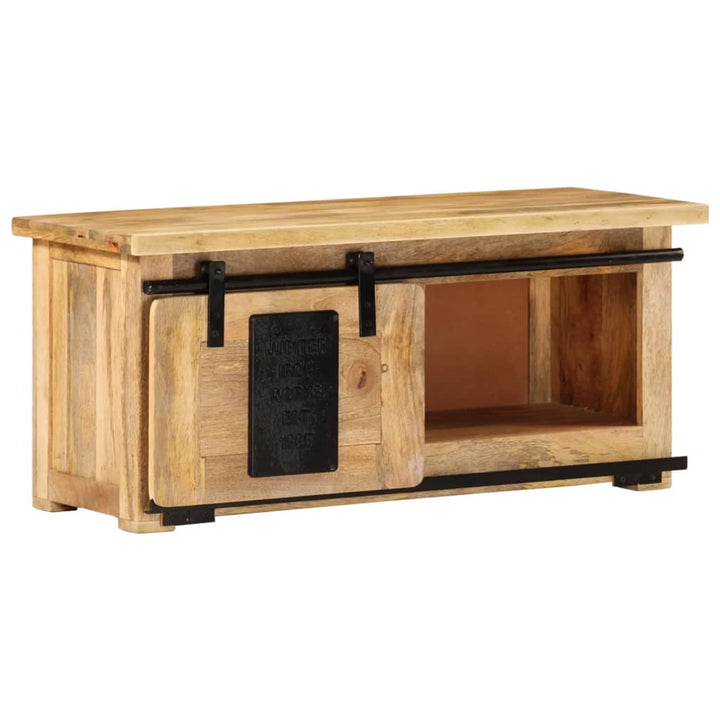 Tv-meubel 90x35x40 cm massief mangohout