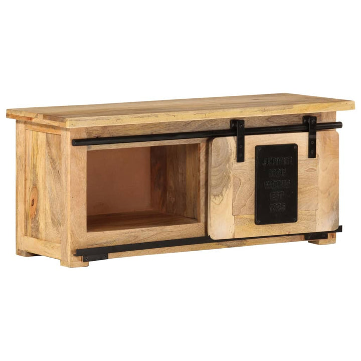 Tv-meubel 90x35x40 cm massief mangohout