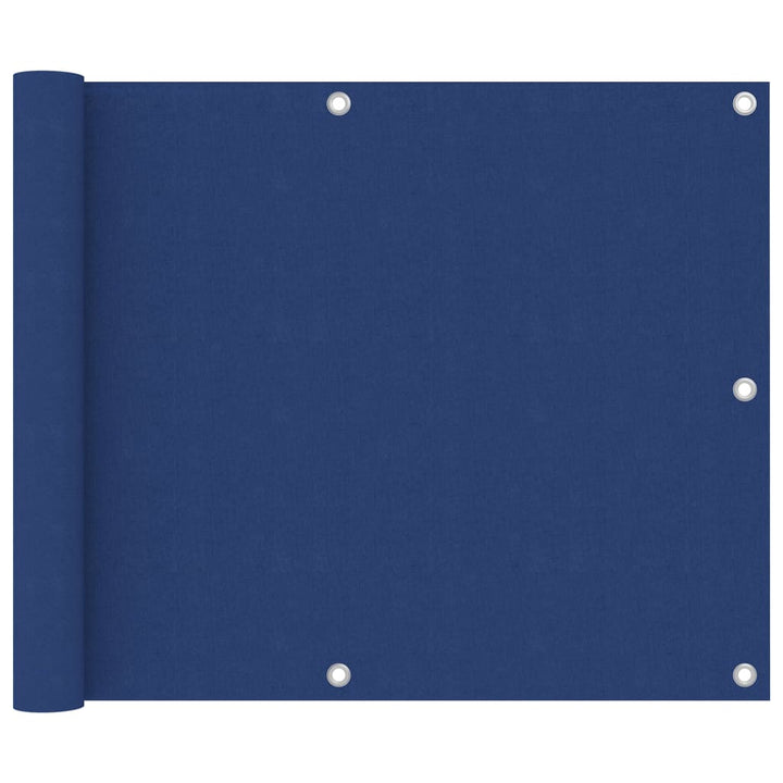 Balkonscherm 75x400 cm oxford stof blauw