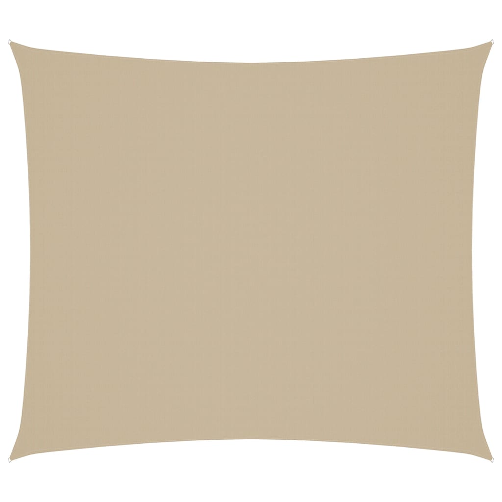 Zonnescherm rechthoekig 2x2,5 m oxford stof beige